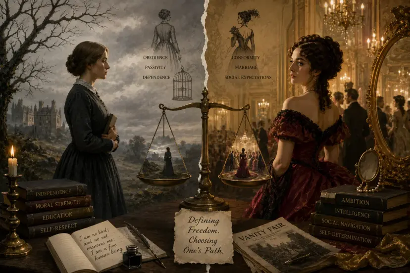 ALTERNATIVE MODELS OF FEMALE LIBERATION: CHALLENGING VICTORIAN EXPECTATIONS IN “JANE EYRE” AND “VANITY FAIR”